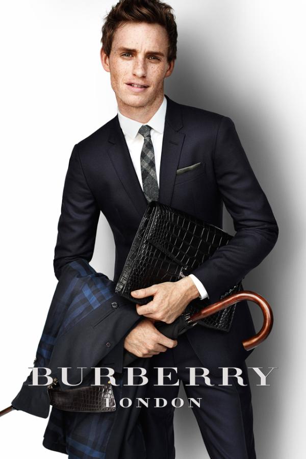 eddie redmayne burberry ad