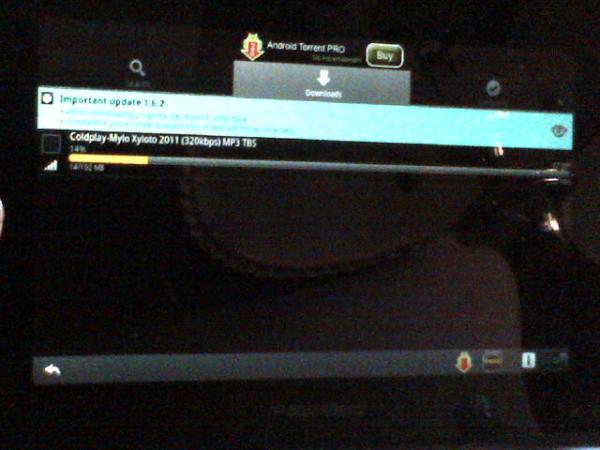 BerrySquinty's tweet photo. Gotta love Playbook's dense OS2. It opens & operates other os apps. Thanks to android I could DL torrents on my tab. http://t.co/PutBOFrO