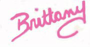 ChipettesTweet's tweet image. BRITTANY:To my wonderful fans around the world here is my paw signature I honestly wrote my beautiful name by myself