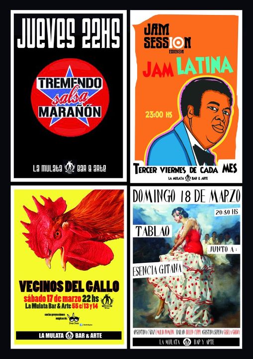 la_mulata_bar's tweet photo. Este jueves 22hs en @la_mulata_bar  TREMENDO MARAÑON!! http://t.co/dL5OPwKU http://t.co/uzHsdEWg