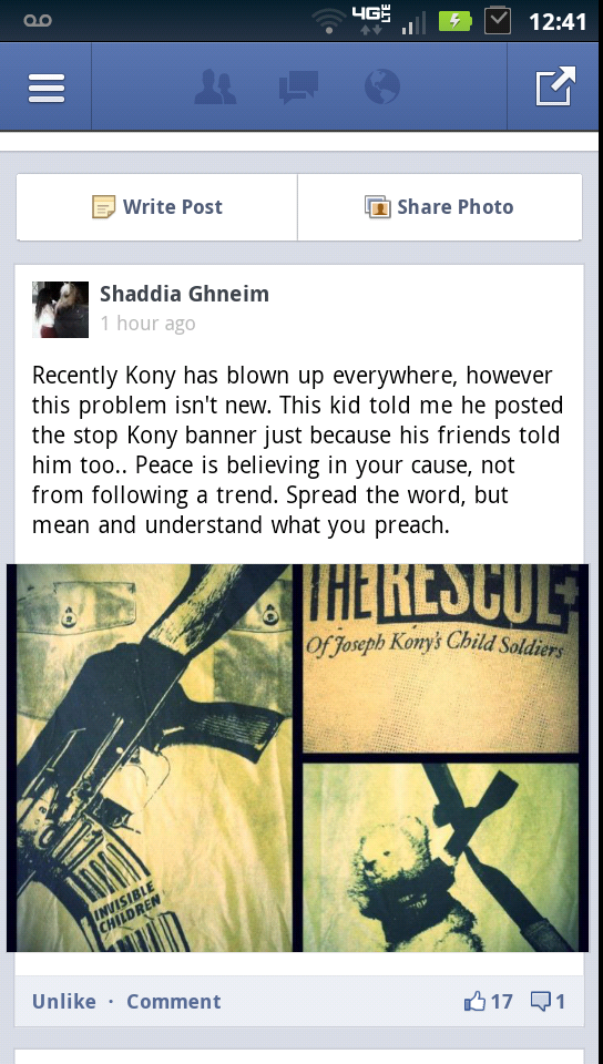 StonerProblems_'s tweet photo. #kony2012 #stopkony #makekonyfamous http://t.co/j7HfercD