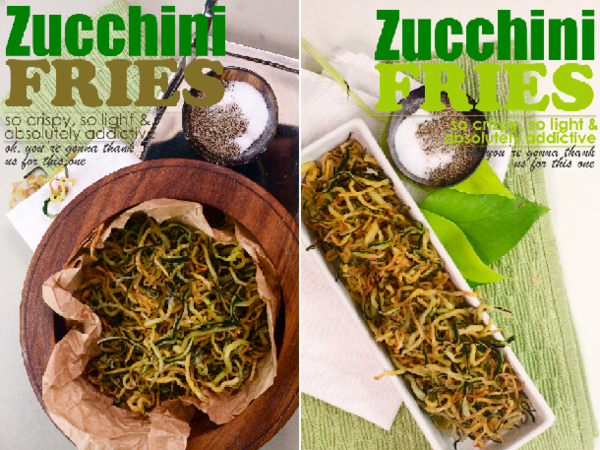 CeramicCanvas's tweet photo. Decisions. Re-shot cover photo for our yummy ZUCCHINI FRIES recipe. Can't decide btwn 2 options :) http://t.co/WzFFwEqp http://t.co/J9nFEQWu