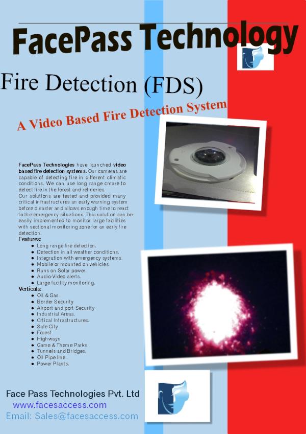 FacePasstech's tweet image. Face Pass Technologies launched new fire detection based on CCTV.