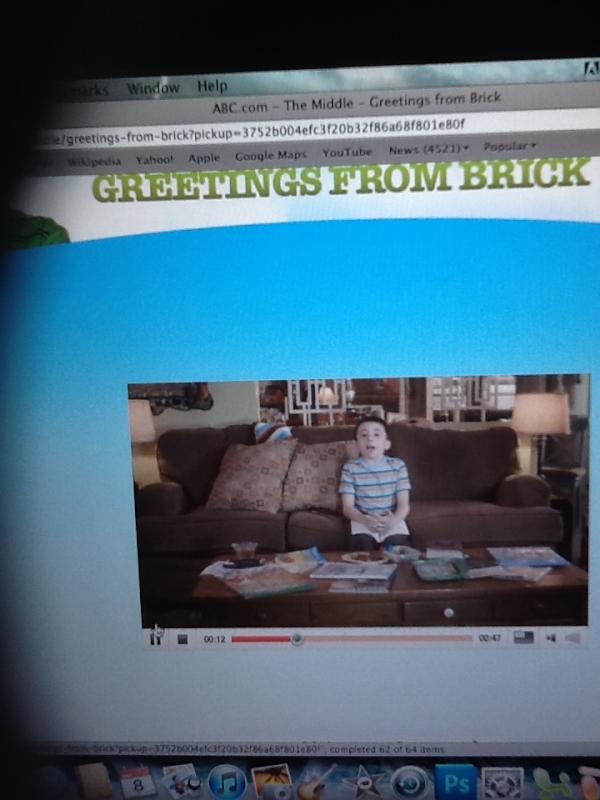 Vickynator's tweet photo. Lol my sister made a video greeting but it's so cute! http://t.co/oIsK585M