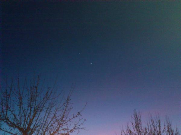 PabloOliverF's tweet image. Júpiter y Venus desde mi casa. Flipa tu!! #googlesky