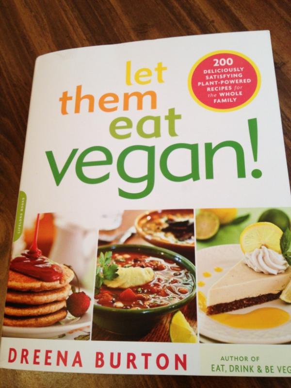 Baughface's tweet image. Eeek!  Just received my copy of Let Them Eat Vegan by one of my faves @dreenaburton !!  Can't wait to dig in!