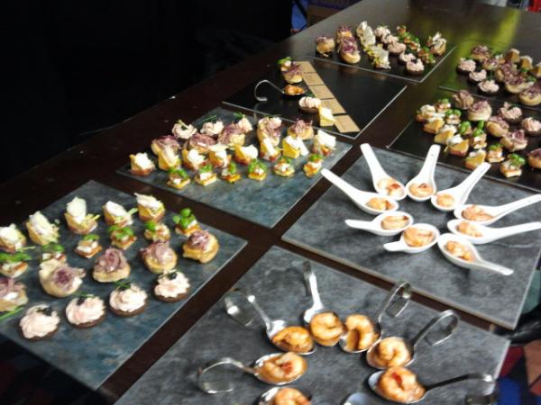 chefcounihan's tweet photo. Champagne and Canapes for Hong Kong Airlines Launch night at Gatwick Airport http://t.co/ZnqaViQv