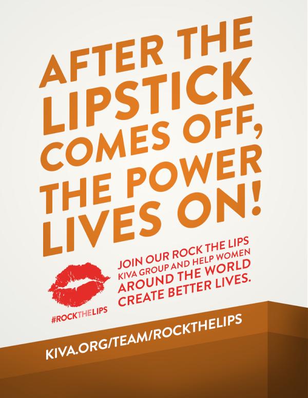 RockTheLips's tweet photo. Join our KIVA team and give women around the world the opportunity to thrive http://t.co/WZUEhPPB http://t.co/H6ELzlZq