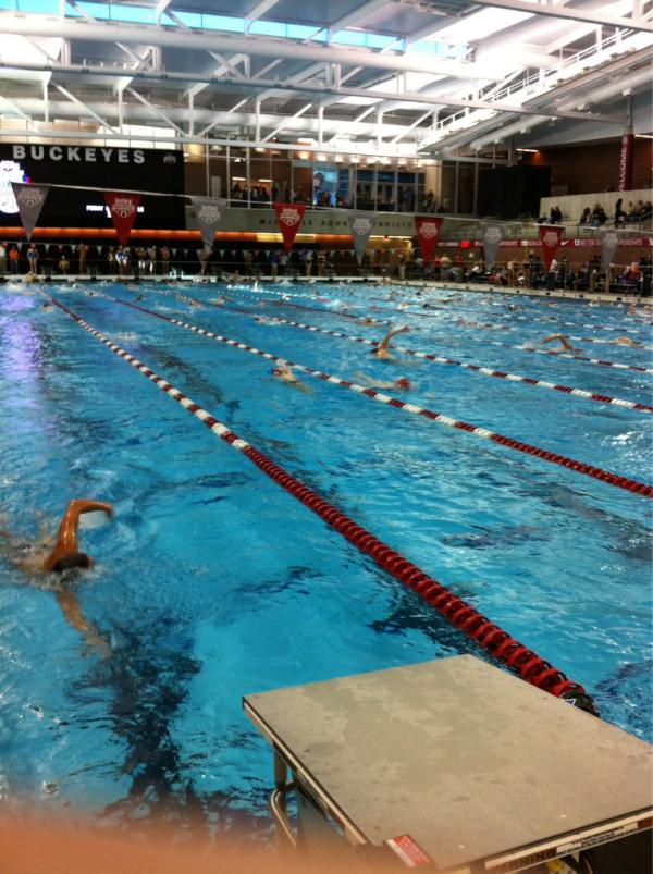 The smell of chlorine is good. @universalsports will be broadcasting tonight from 6-8pm ET & we got a live webcast