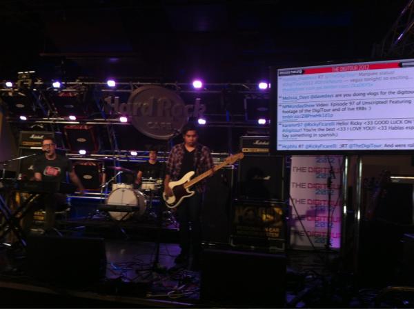 dmfdmfmusic's tweet image. Yo peeps. @alexgoot is soundchecking, then us, put #DigiTour2012 and it'll show up in the feed, say hi!