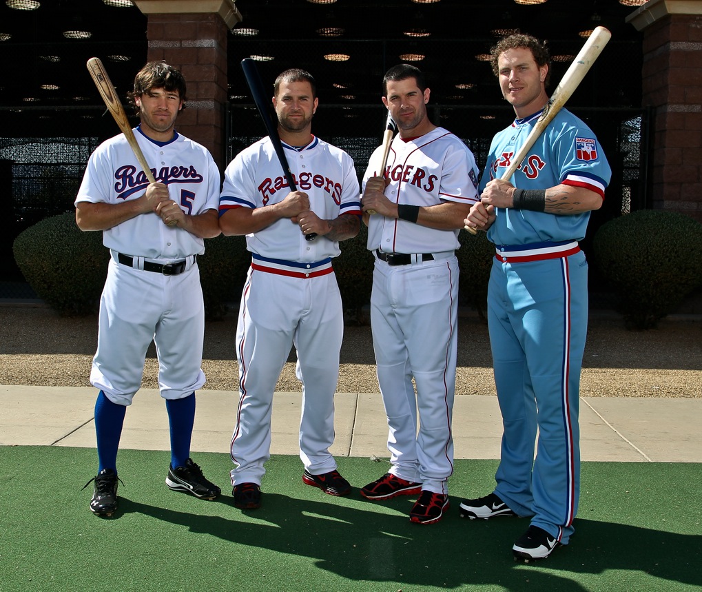 Texas Rangers on X: Check out the old school jerseys the guys are rockin'  for the 40th Anniversary of the #Rangers. #40years  / X