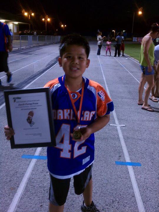 PenaJake's tweet photo. @TimTebow  my all American scholar award... http://t.co/T6hl6Hbi