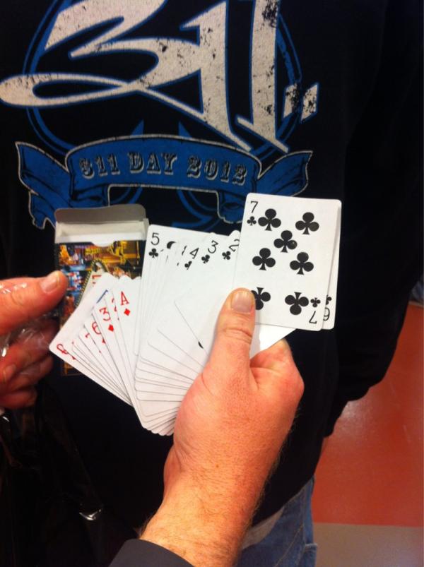 excitableones's tweet image. Got your cards? #letthecardsfall at #311day2012