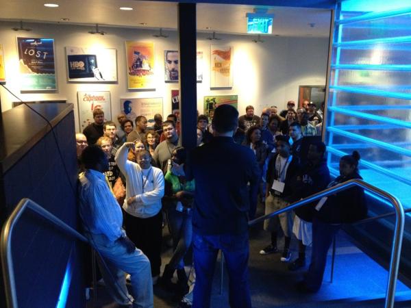 FullSail's tweet photo. #FSBTS 11am tour crowd! http://t.co/L9tciLYf
