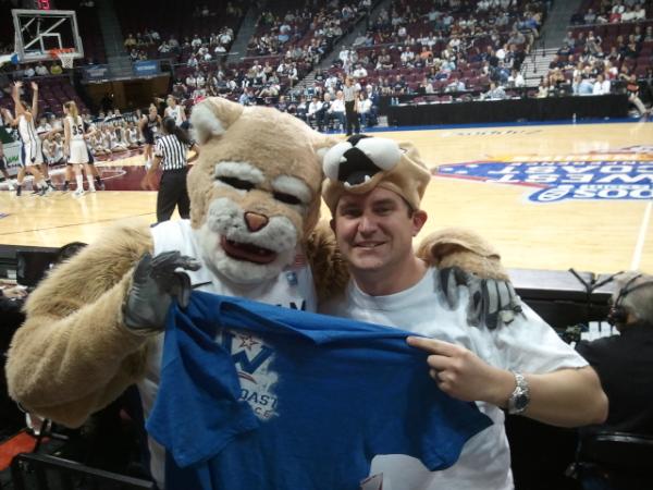 BWSamuraiRacing's tweet photo. @BYUCougar GU's spike's got NOTHING on Cosmo! Couldn't dance if his life (or the tournament) depended on it.... http://t.co/QkbaoC7P