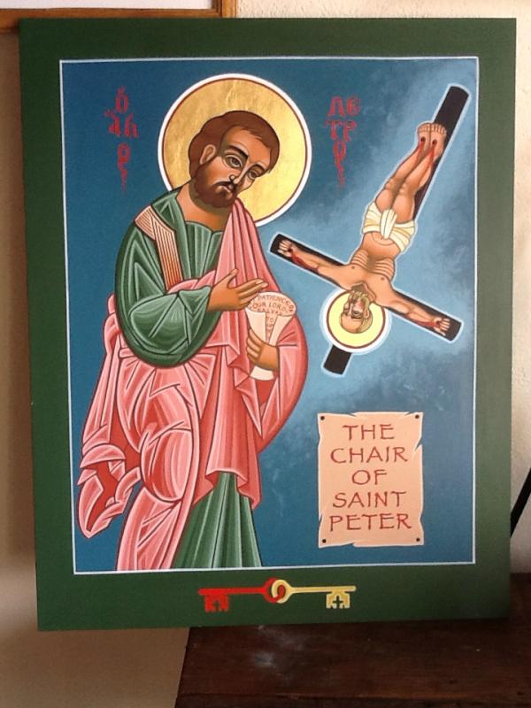 Before John Paul got Parkinsons and became a moving Cross I thought what it must be like to be in the chair of St Peter