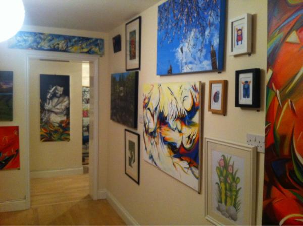 pinkskystudios's tweet image. @littlebirdart open tomorrow for race week! It&apos;s looking cool in there! #psguide #cheltfest