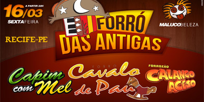 CalangoAceso's tweet photo. Sexta (16 tem @CalangoAceso, @ForroCavaloDPau e Capim com Mel, no Maluco Beleza em Recife (PE) no Forró das Antigas. http://t.co/130JRN0q