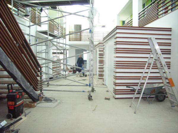 Net terug uit Hoogkerk verbouw kantoor Steelande wonen gaat hard! En het wordt zooo mooi!