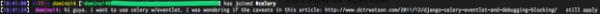 dctrwatson's tweet photo. Aww yeah! That feeling when you idle in a channel and someone drops a link to a problem you've debugged http://t.co/cwnWk7YS