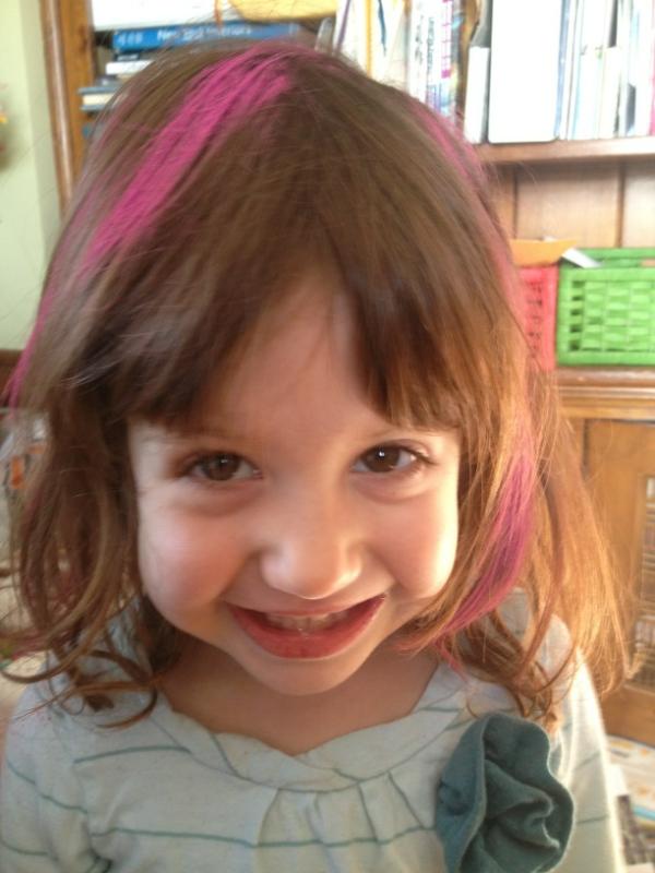 kampfire's tweet image. Thanks Cindy and Crown for my pink hair.