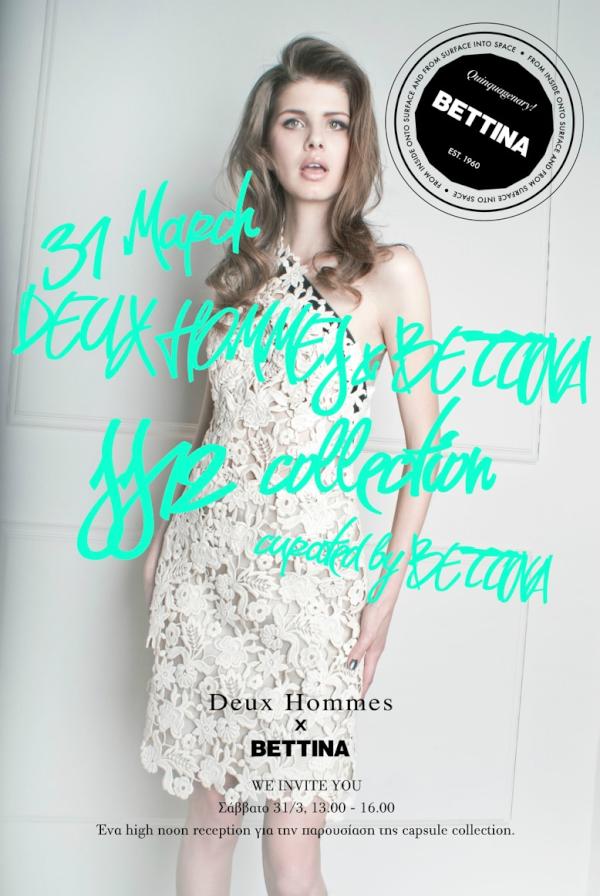 Utopia_ElenaK's tweet photo. This Saturday Deux Hommes Capsule Collection@ Bettina Boutique in Kolonaki! http://t.co/6cuB4KvH