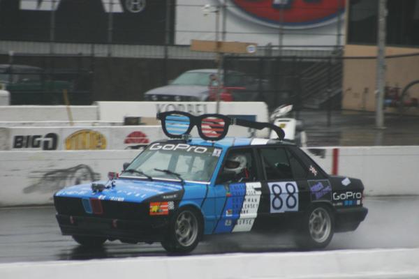 GoPro's tweet photo. RT @david_newman: Our lead Windows engineer on Infineon Raceway for #24HrLeMons. We shoot 2+TBytes of 3D @GoPro video. http://t.co/w7x6g2FH