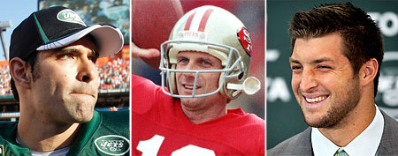 paregeoff's tweet photo. Joe says Sanchez better than Tebow. Duh!!!! http://t.co/a1InTBDa