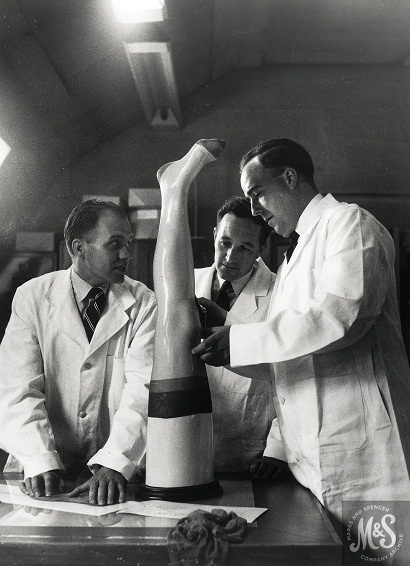 marksandspencer's tweet photo. The M&amp;S Archive opens at Leeds Uni tomorrow. Can you think of a caption for this photo from 1957?? #MSArchive http://t.co/QZrxGA93