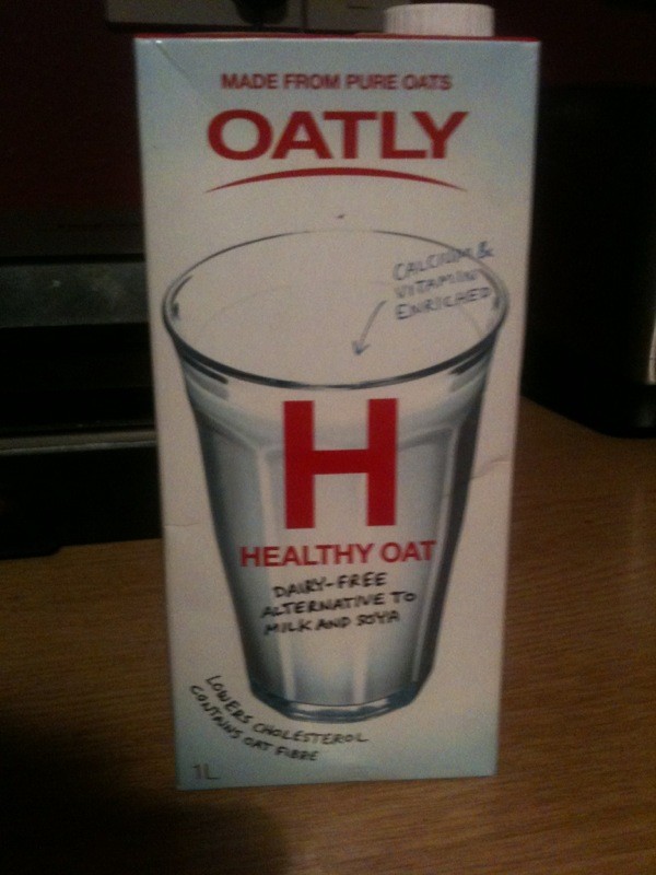 Since when was this an acceptable form  of milk for a brew...! Someone in this house needs a word!
