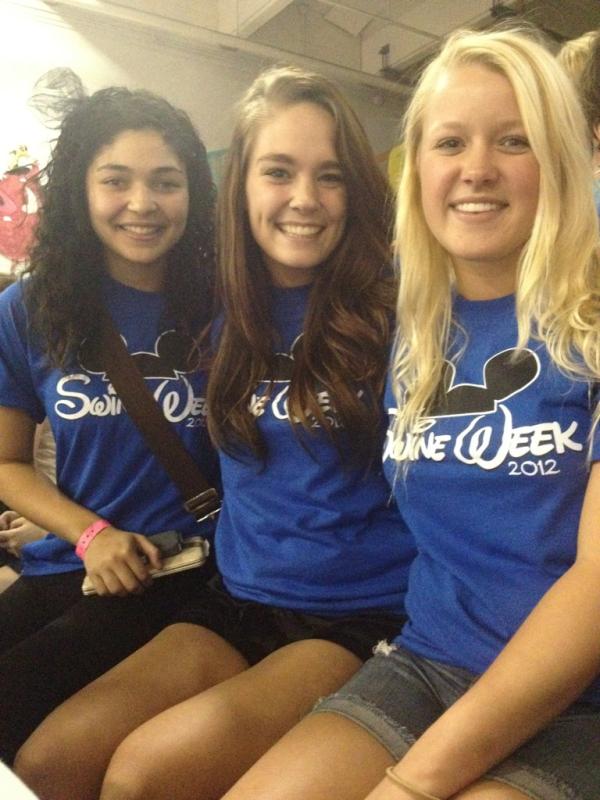 sadesalane's tweet image. Already getting emotional. #swineweek2012 #lastassembly #bestfriends