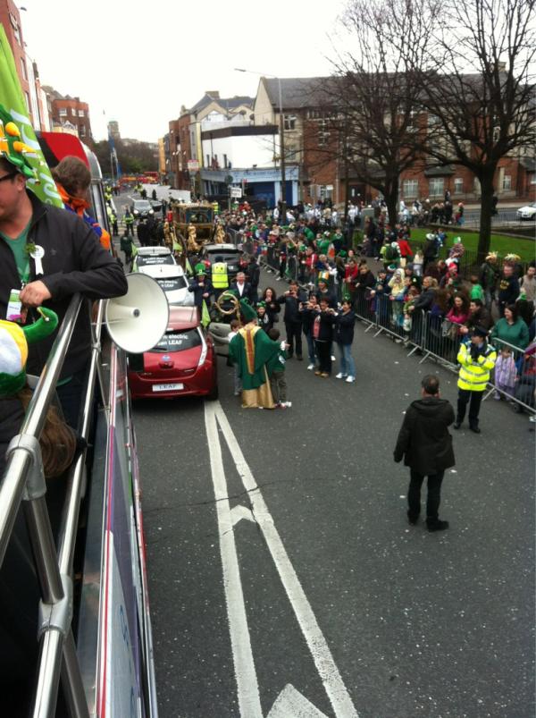Look close it's St. Patrick!  Go discover Ireland!
