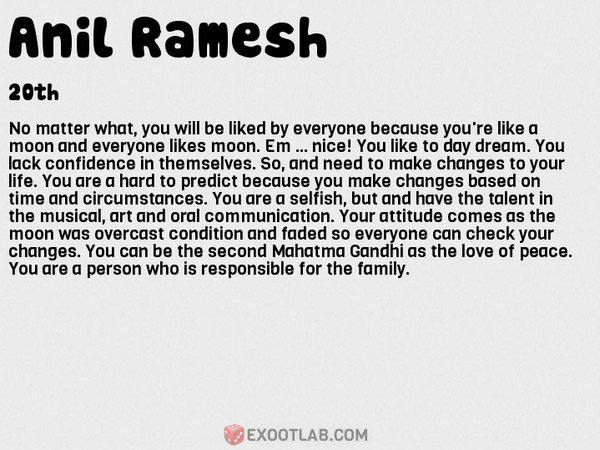 anniill's tweet photo. What your birthdate says about you http://t.co/pUedPbe1 via @exoot http://t.co/6LvMQhX8