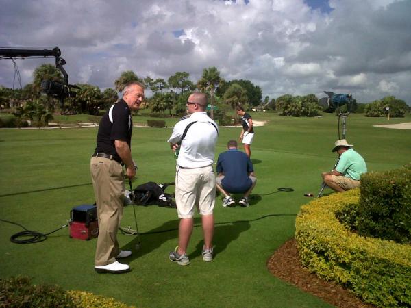 SwingPerfect's tweet image. Shot the SwingPerfect TV commercial featuring The Golf Channel's and Top-50 PGA Teaching Pro Martin Hall this week.
