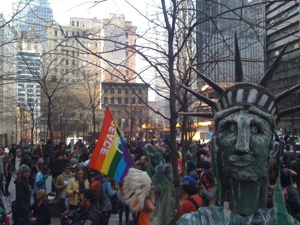 Thought we were gone? Think again. #LibertySq #ows