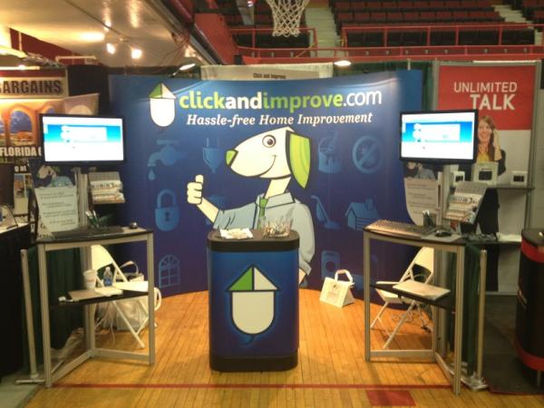 At westchester county center home show, come visit us <a href="/clickandimprove/">Click and Improve</a>
