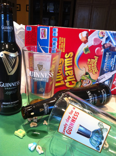 BeerHyped's tweet image. St. Patrick's Day, the Day After (a photo by @BeerHyped) tinyurl.com/7dfh6j5 featuring @GuinnessIreland @guinnesspours