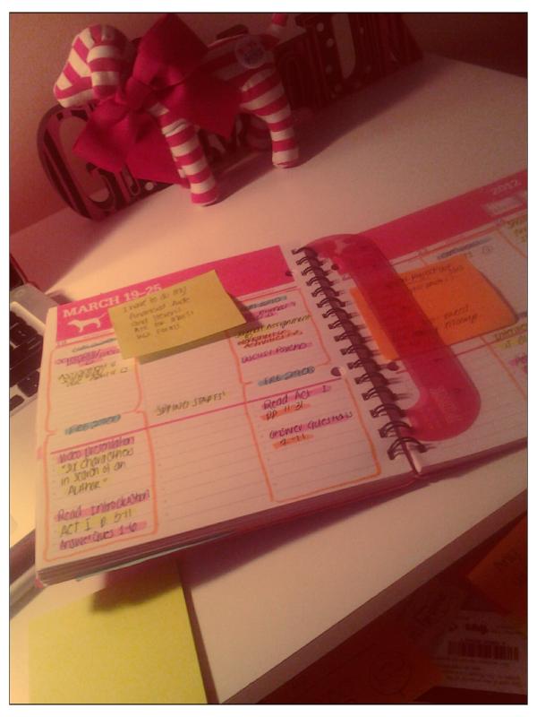 SyVallone's tweet image. Yep. I stay organized. #SchoolFlow #SpringBreaksover