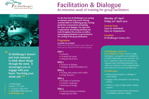@WCCUNISON Join us in our Dialogue and Faciliation Skills Week (16 Apr - 20 Apr 2012). Book NOW! #communitycohesion