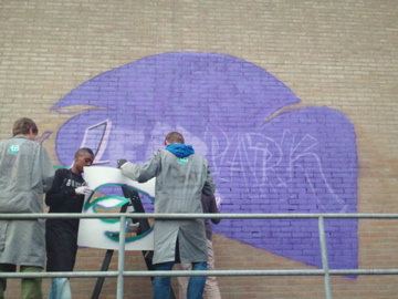 CKVleerpark's tweet photo. ze schieten aardig op met de muur ze hebben een goede leeraar @joostVijfB http://t.co/6ZlBgTG6