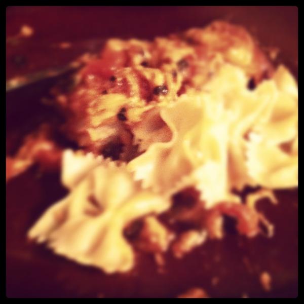 meglilly's tweet image. @muircat6 in honor of you &amp;amp; Championship Week I made chicken parm as my pre-game meal. #GoKnights #CardLoad