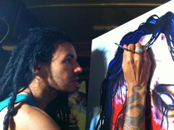 RW2Gallery's tweet photo. Embellishing giclees http://t.co/5SnZWgkA
