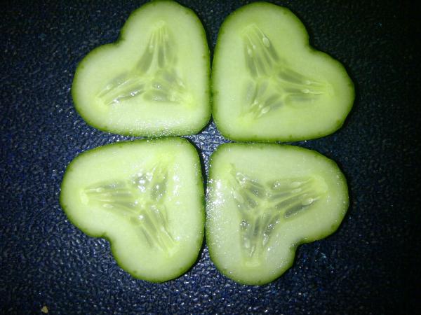 This week we have heart-shaped mini cukes, TOMATOES; cherry, grape and cocktail. Also beans, herbs and CILANTRO