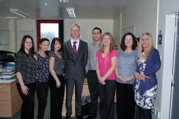 Look who called into our offices!! The lovely @TheAdamCorbally from The Apprentice!! #loveglossop