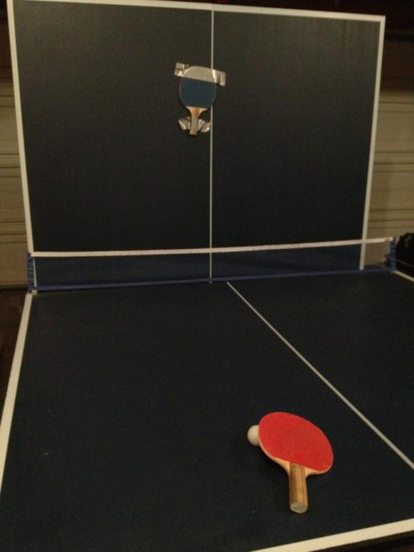 spoodlechurch's tweet image. This is what happens when you have no friends. The wall is you're opponent. #ForeverAlone #IntenseMatch