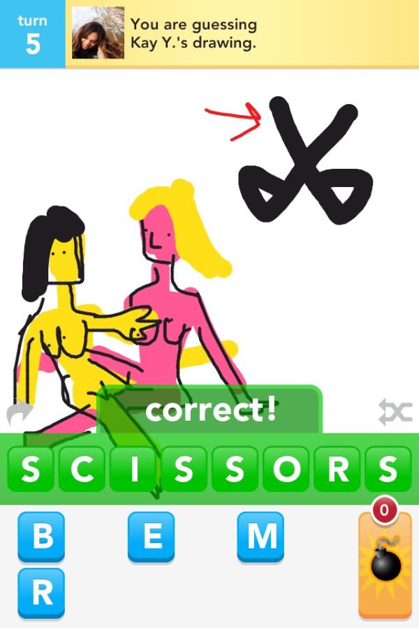 Lesbian Sex Drawings - Draw Something Porn on Twitter: \