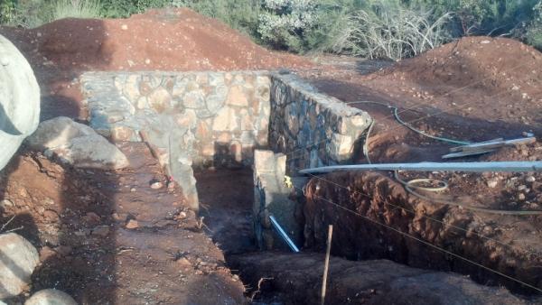 plangarden's tweet photo. Progress on root cellar. http://t.co/SiUHusft