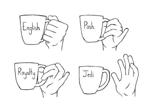 CanadaTea's tweet image. How Do You Hold Your Tea Cup