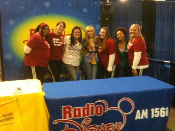 MeaghanMartin5's tweet photo. Amazing Radio Disney crew! AM 1560 in New York! I love them all! :) http://t.co/rtYdeeyv
