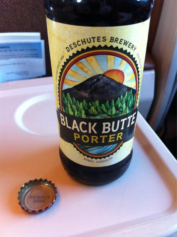 FollowDaFood's tweet image. @FollowDaFood: Enjoying a local #Deschutes Black Butte Porter on the locomotive. Tastey.